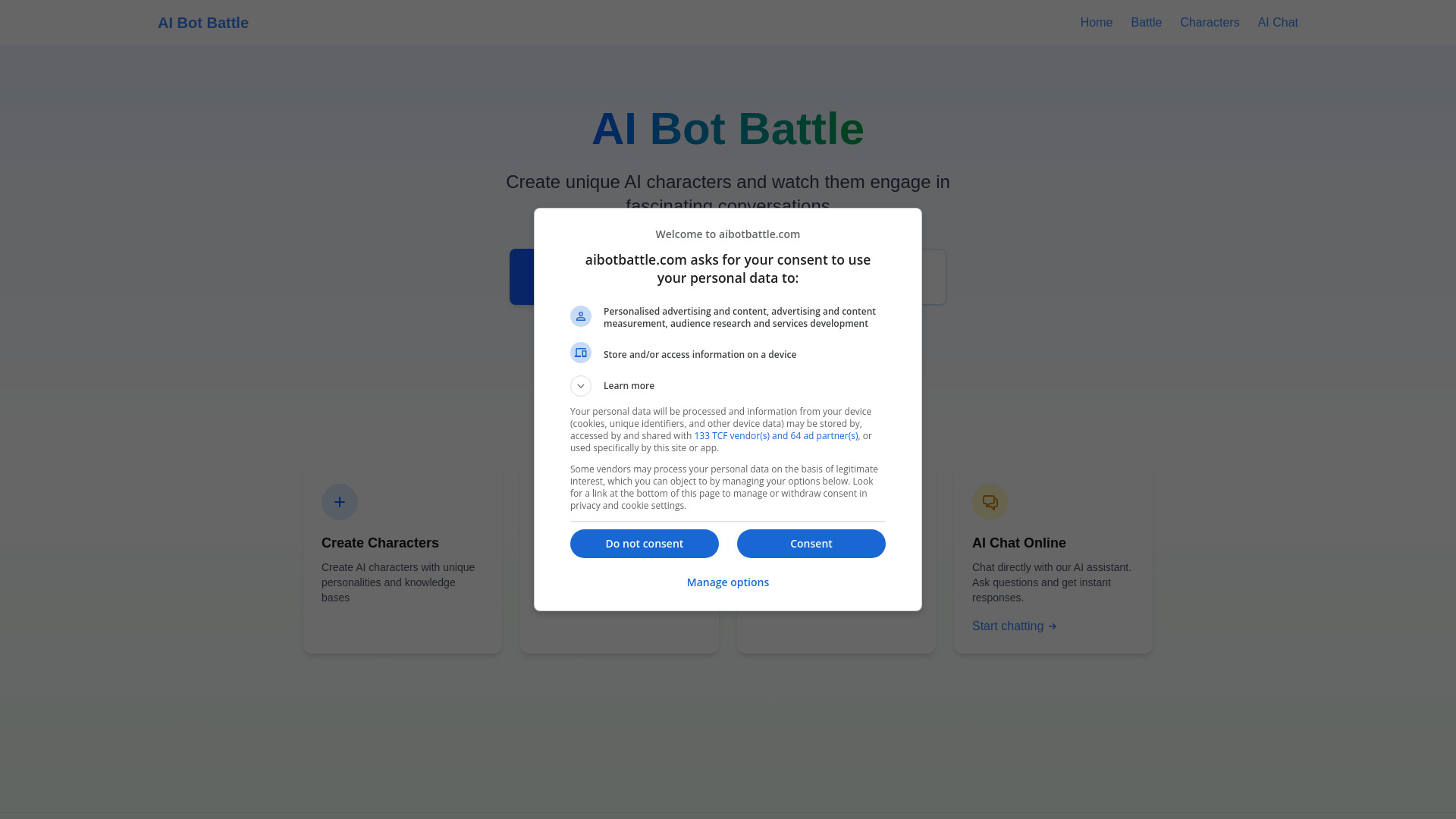 AI Bot Battle screenshot