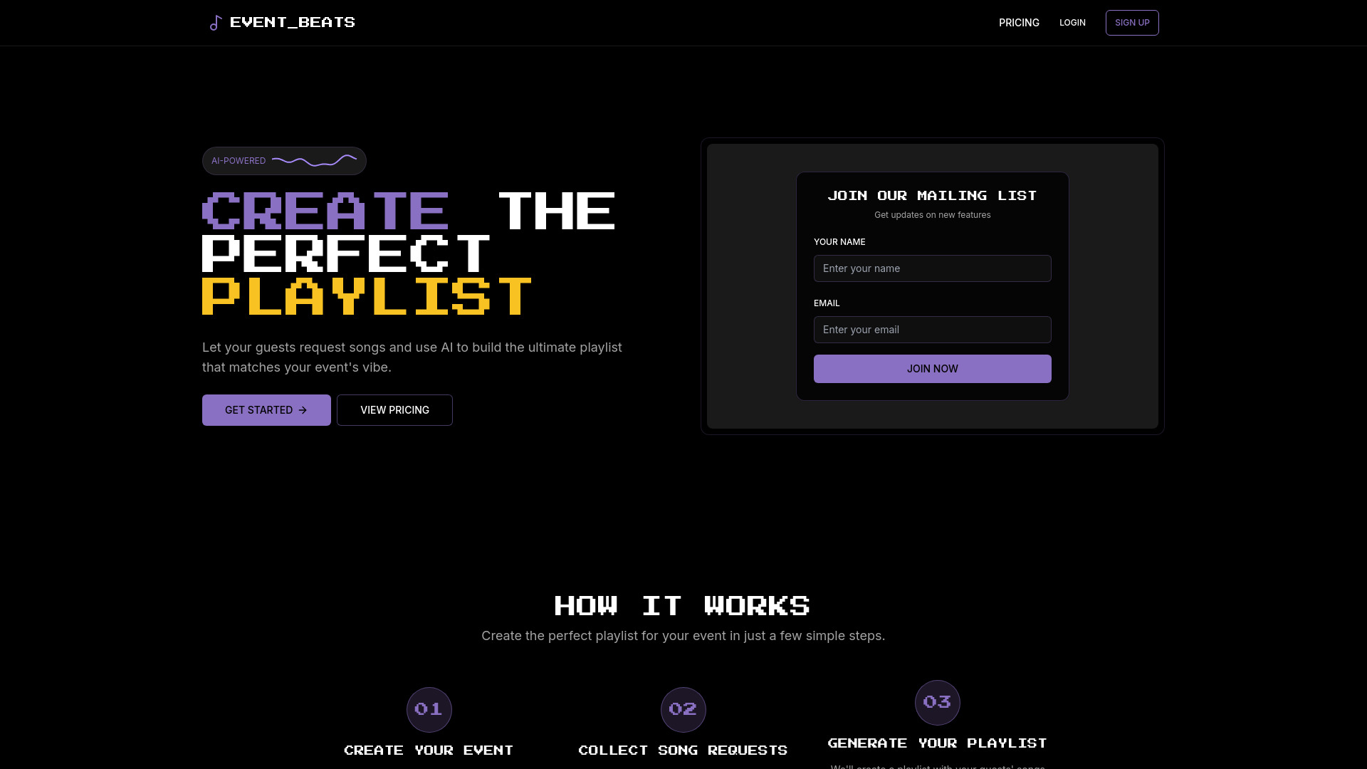 EventBeats screenshot