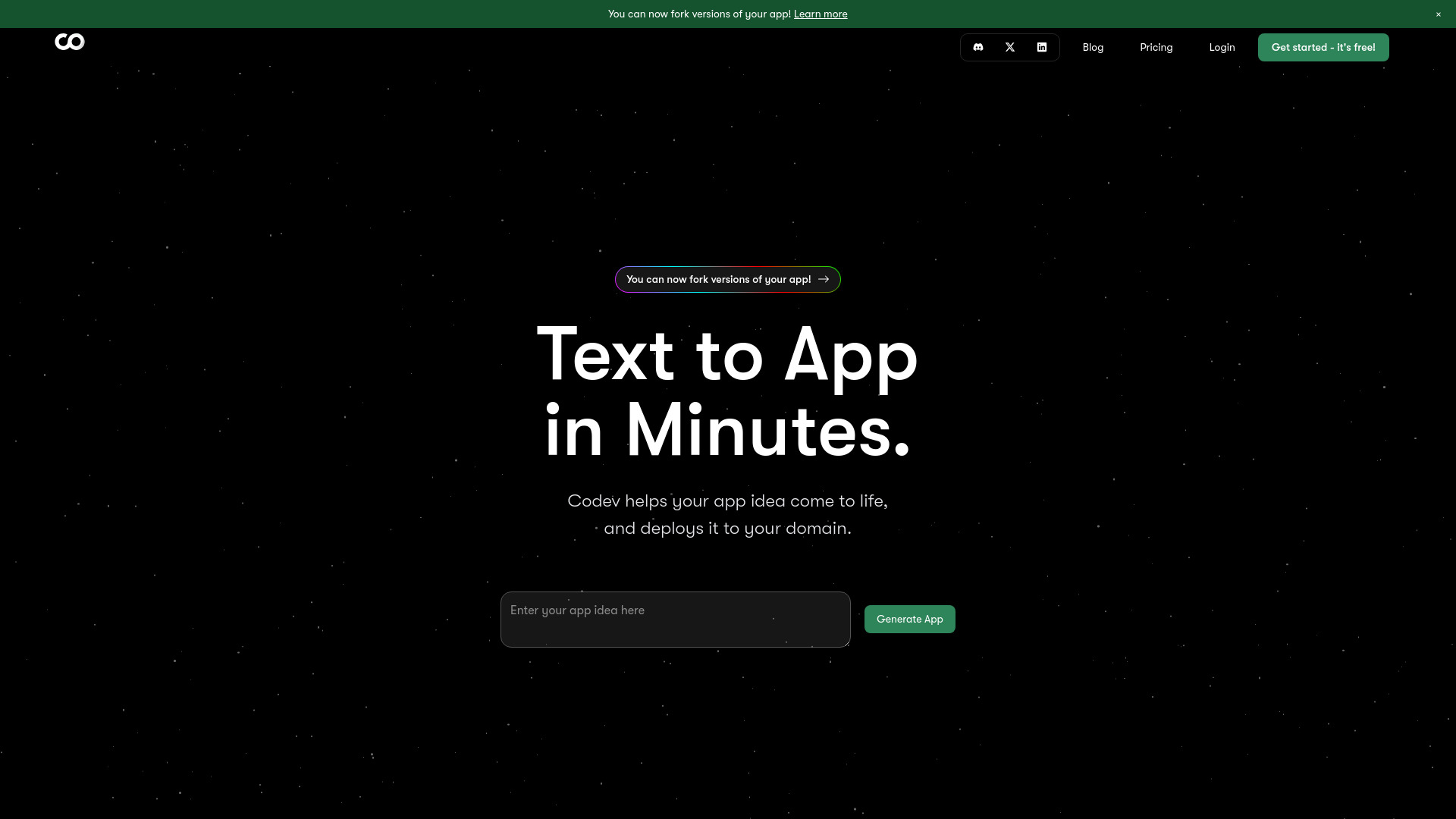 Codev screenshot