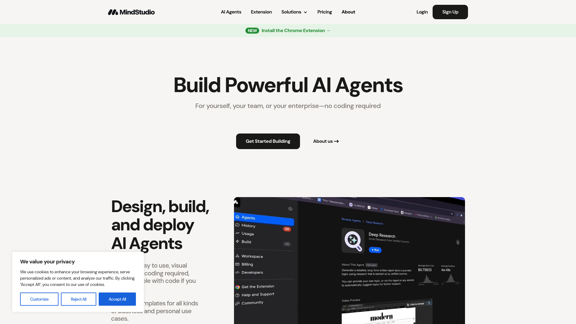 MindStudio screenshot