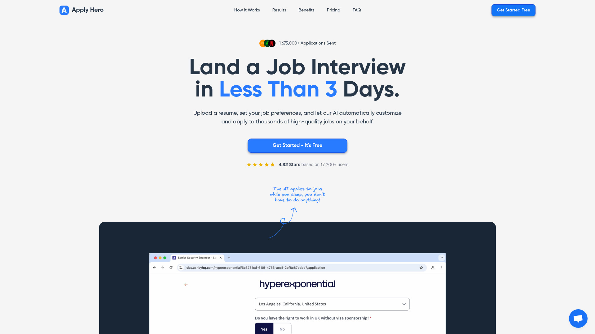 Apply Hero AI screenshot