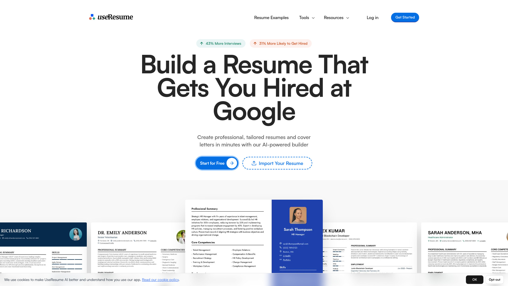 UseResume.ai screenshot