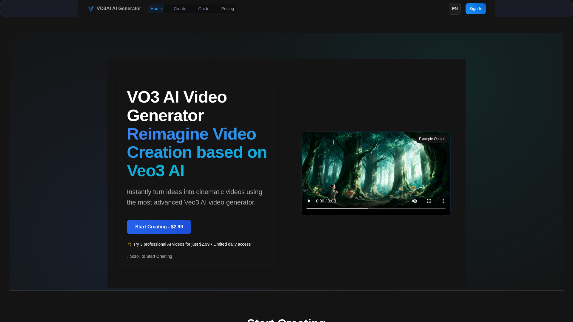 VO3 AI screenshot
