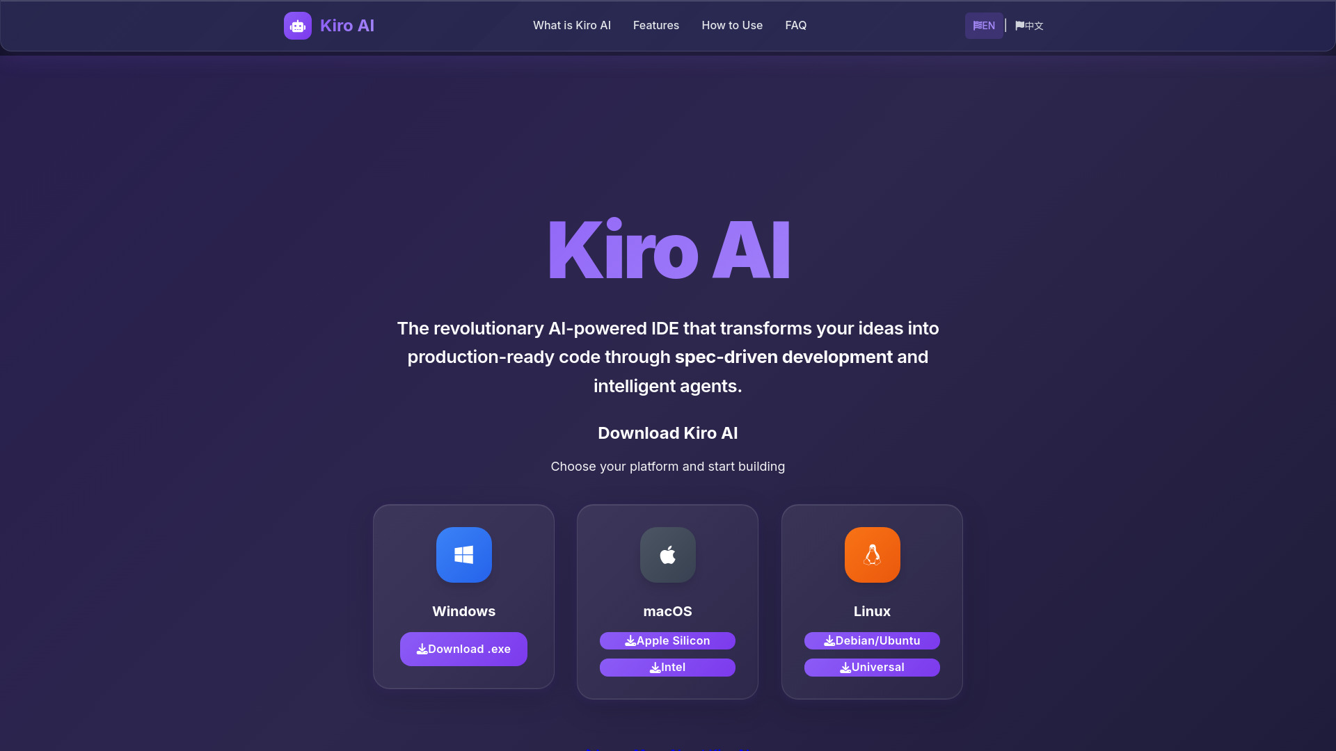 Kiro AI screenshot