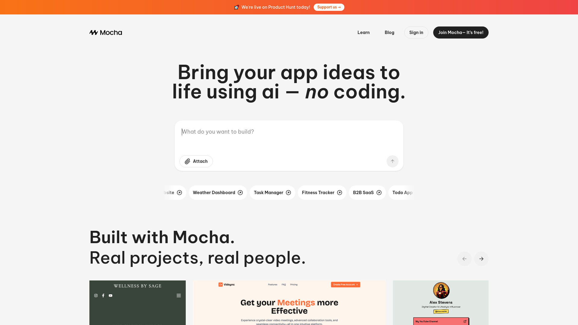 Mocha screenshot
