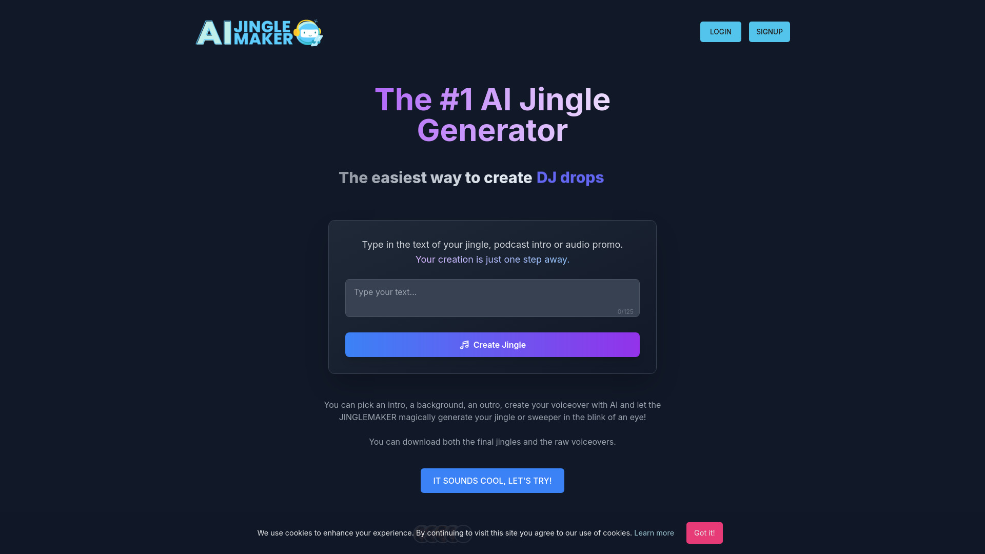 AI JINGLEMAKER screenshot