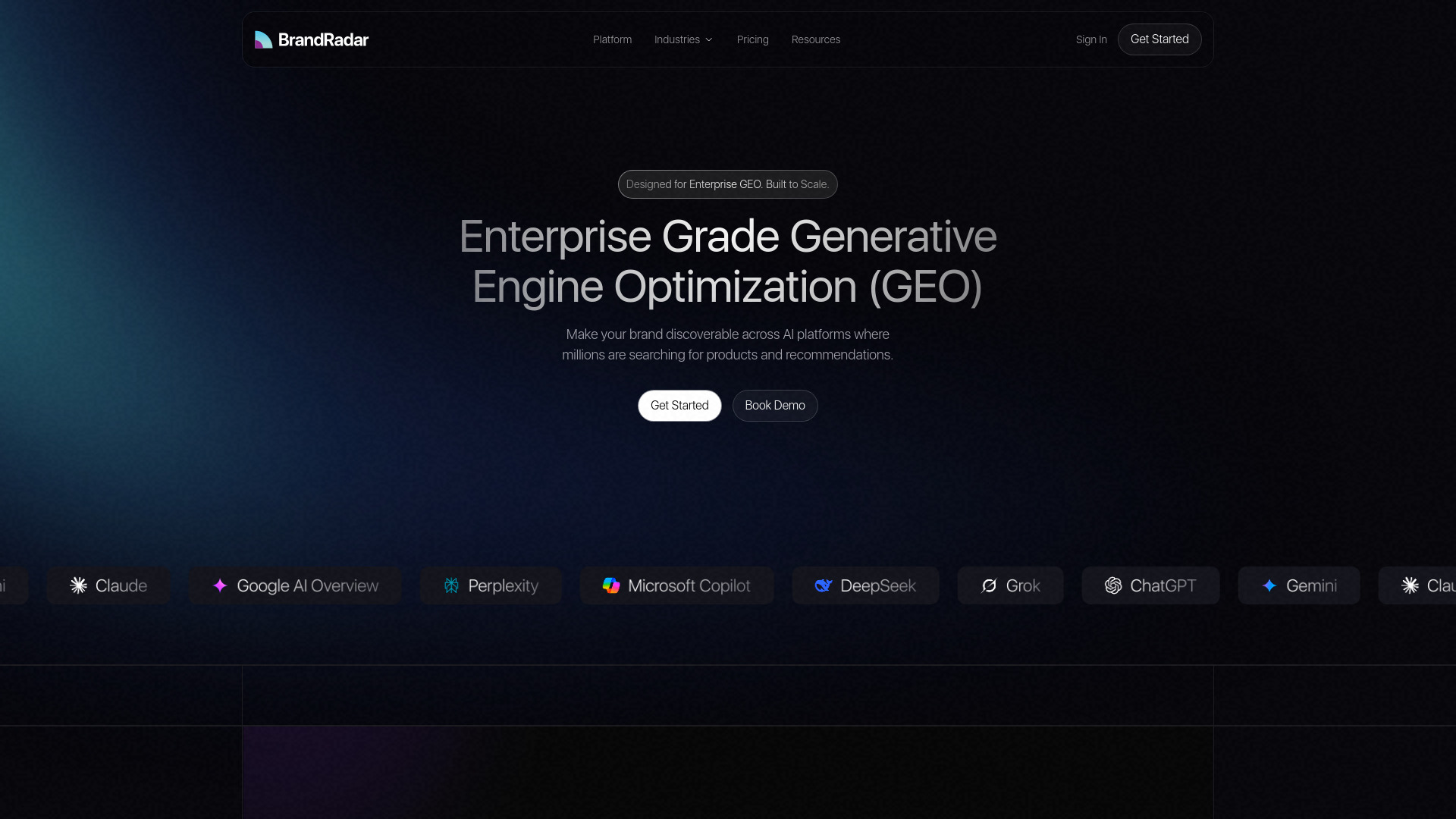 BrandRadar screenshot