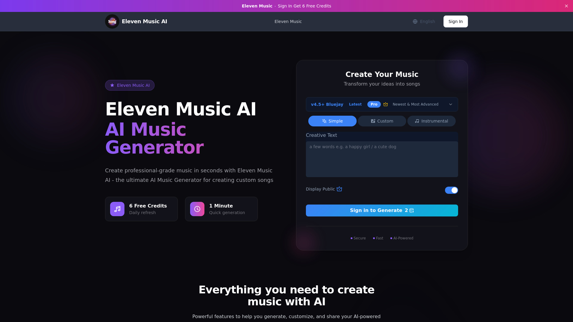 Eleven Music screenshot