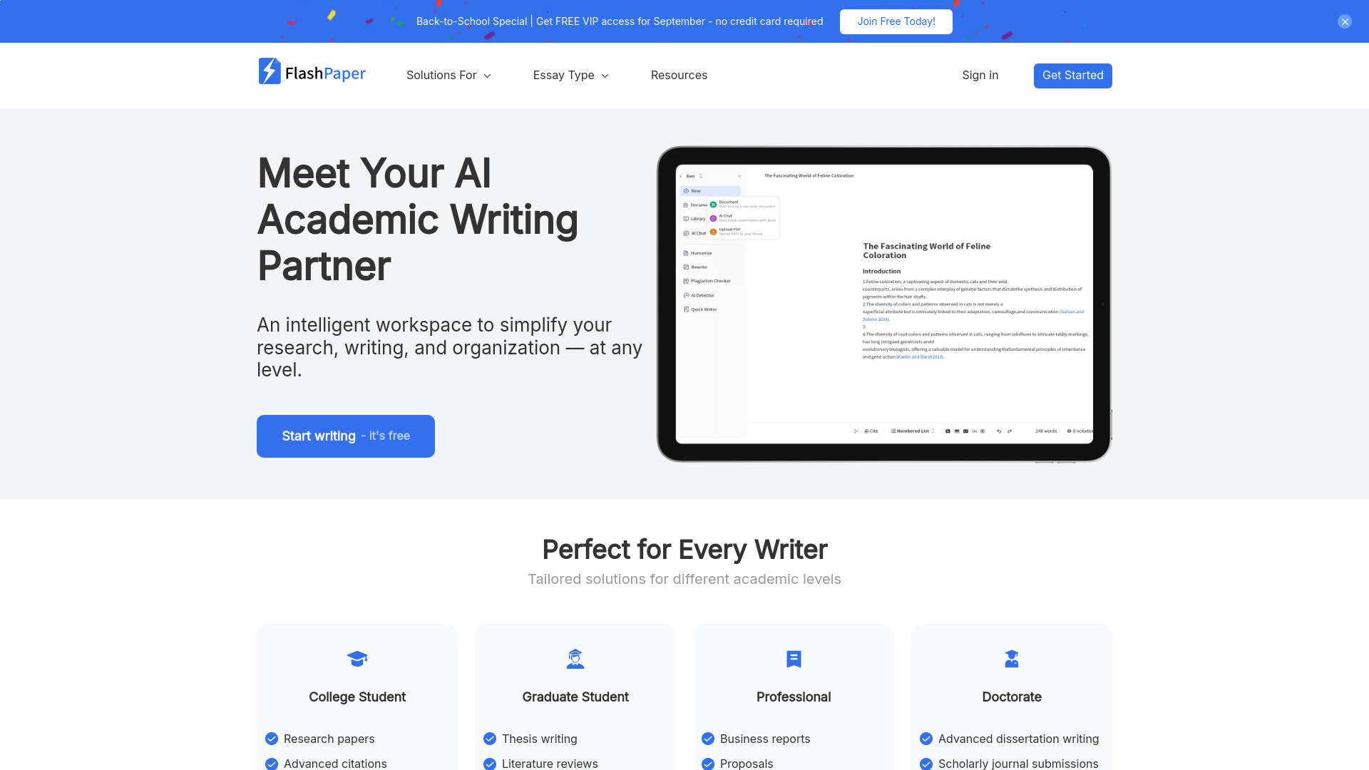 FlashPaper screenshot