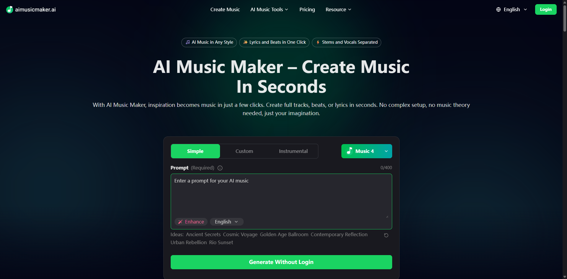 aimusicmaker screenshot