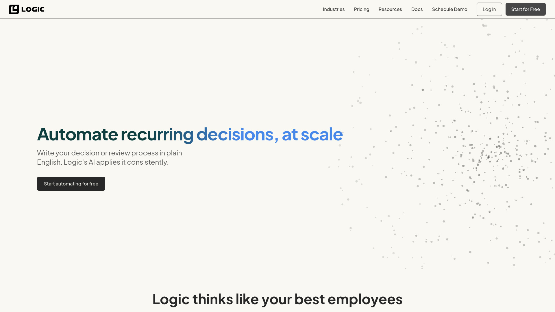 Logic screenshot