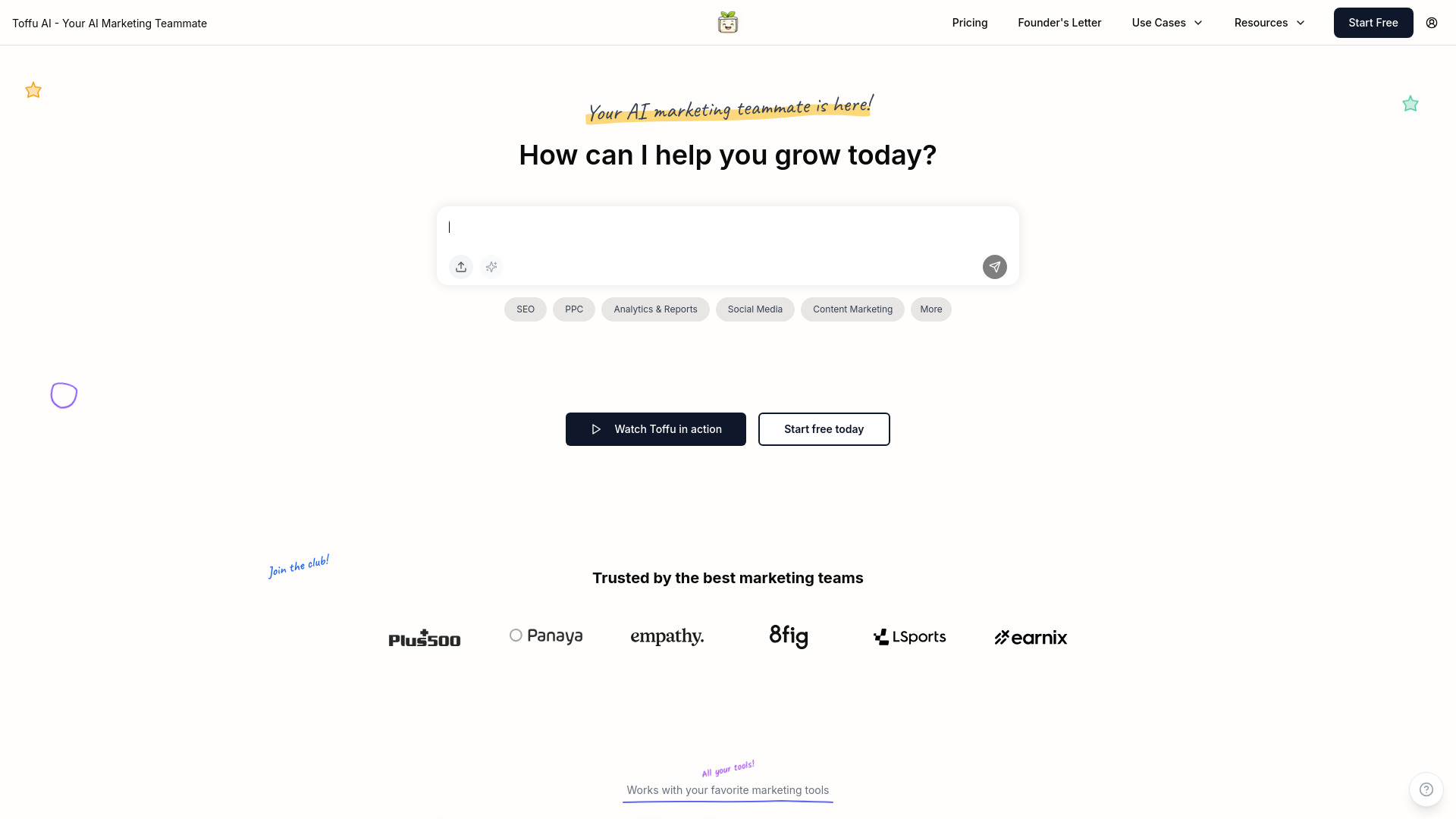 Toffu AI screenshot
