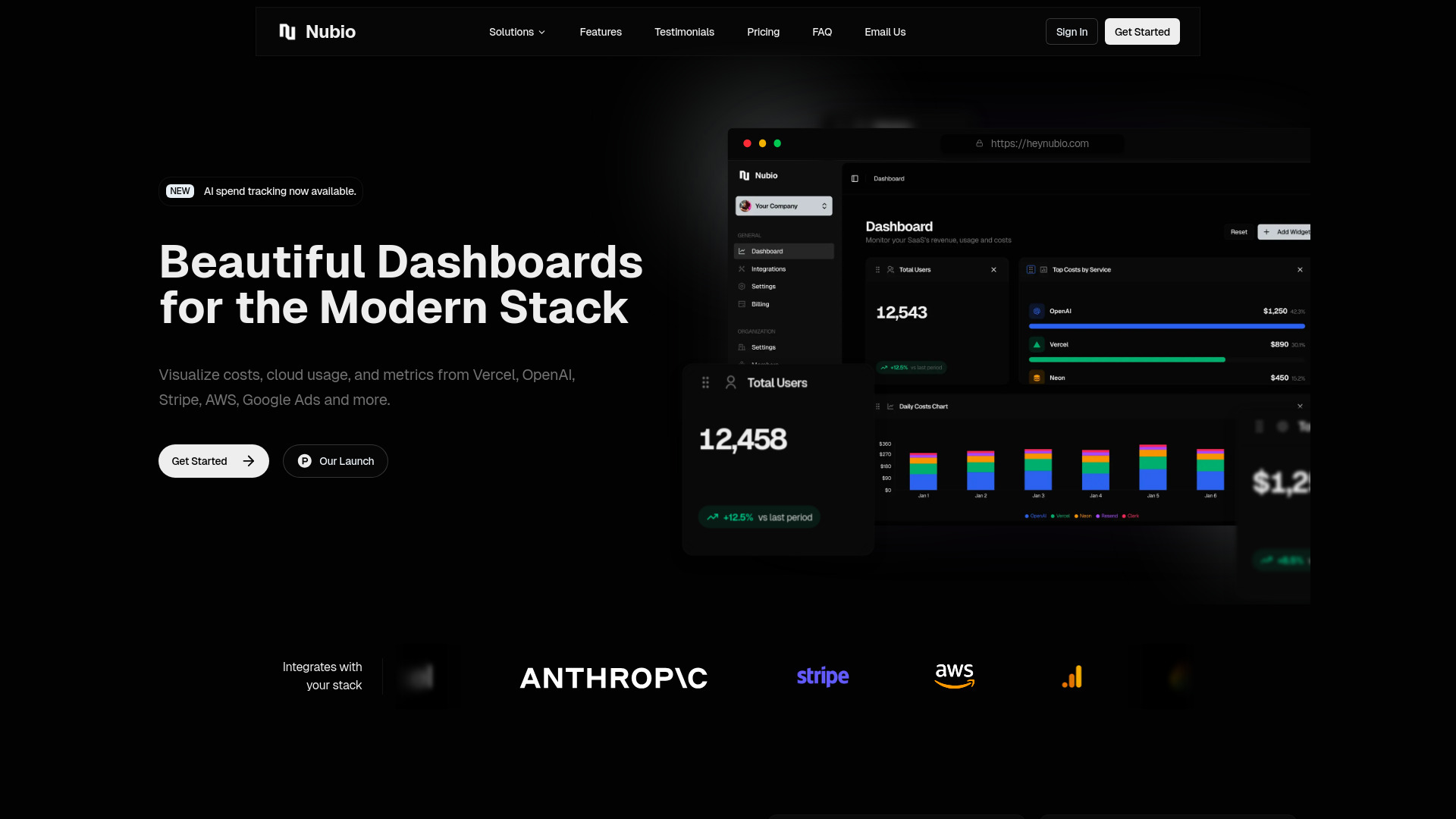 Nubio screenshot
