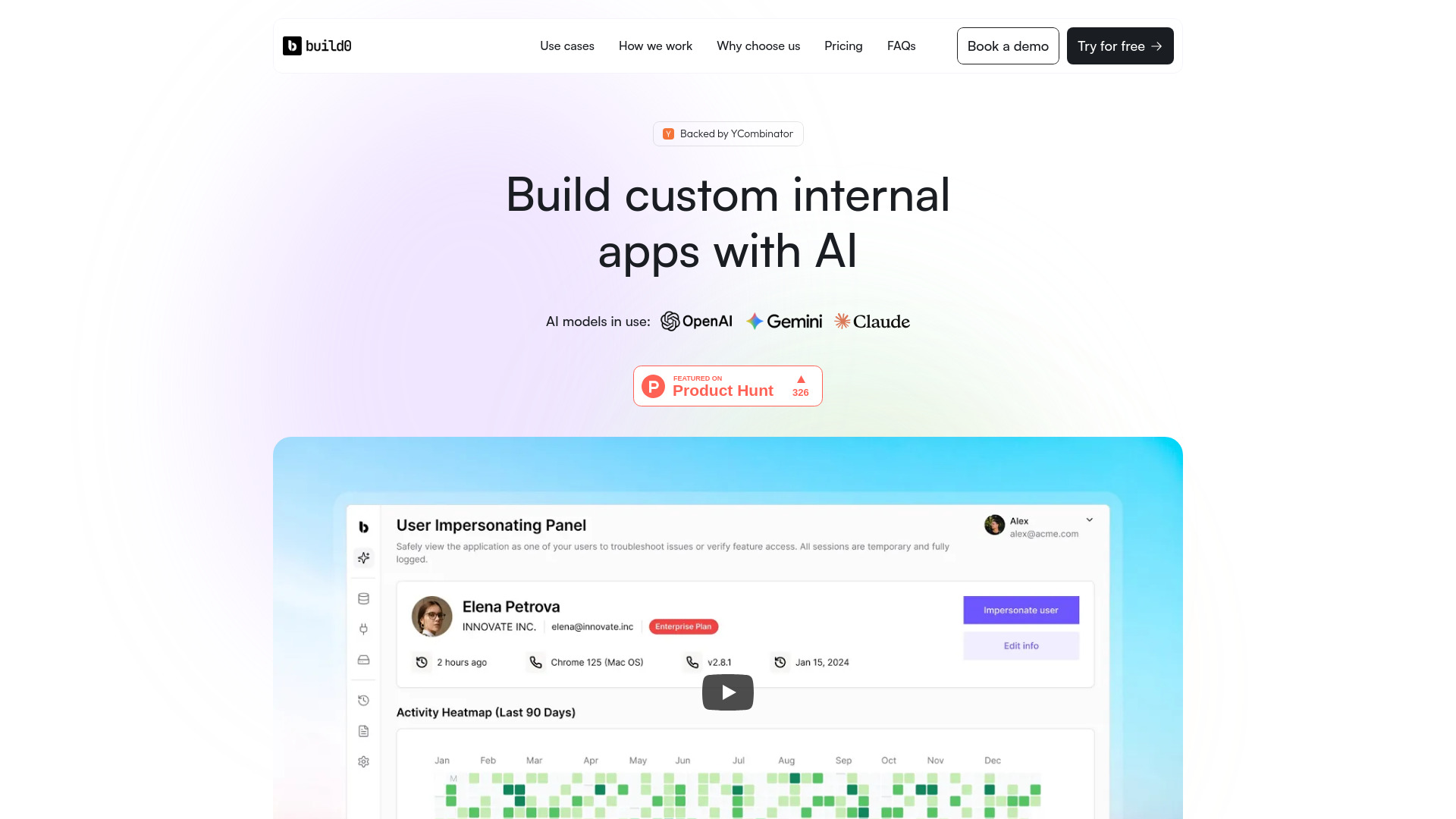 Build0 screenshot