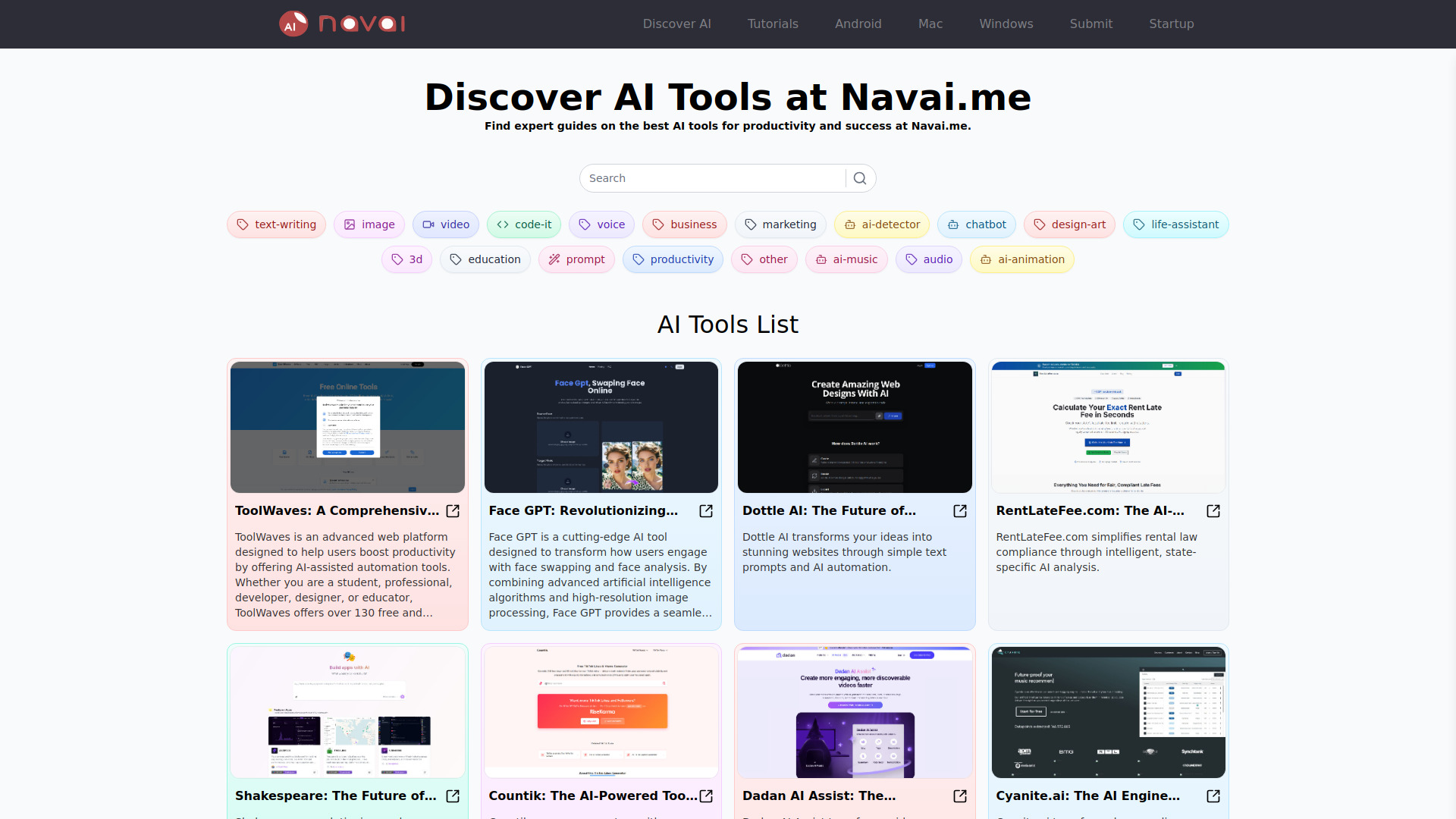 best AI tools screenshot