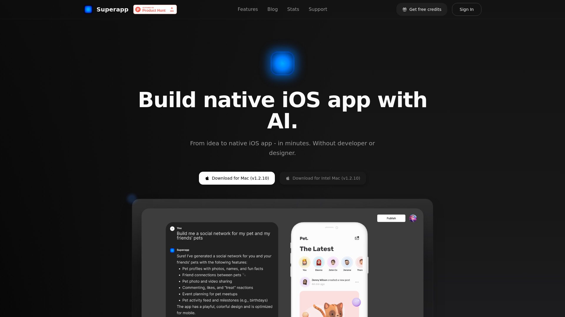 Superapp screenshot