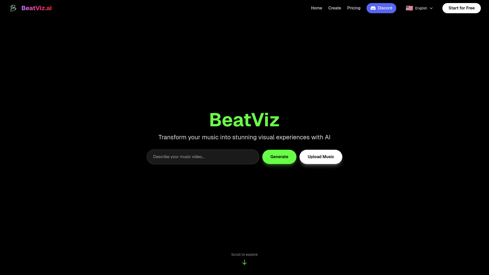 BeatViz AI: The Ultimate AI Music Video Generator screenshot