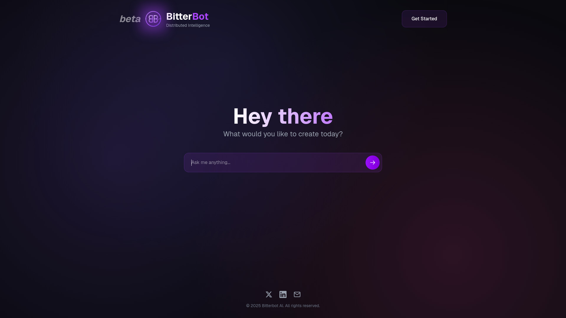 Bitterbot AI screenshot
