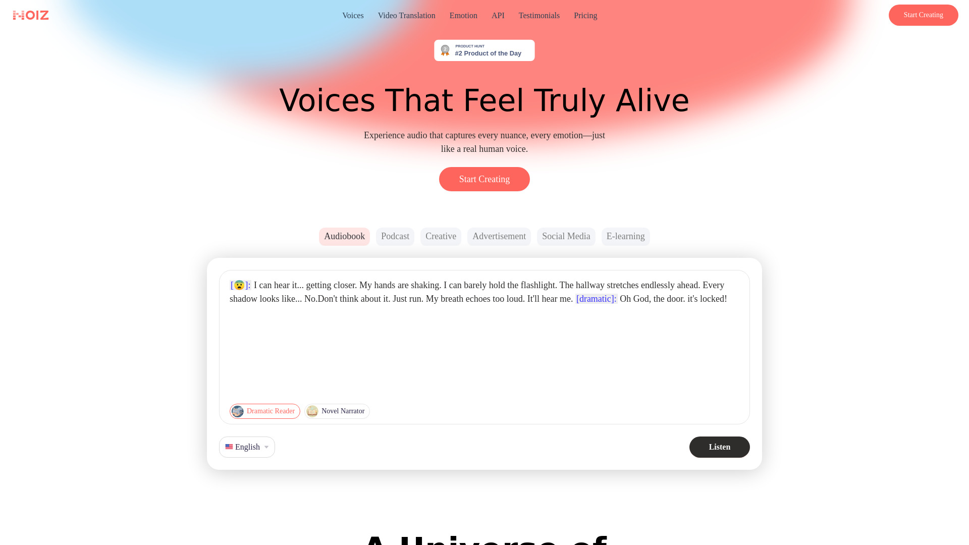Noiz AI screenshot