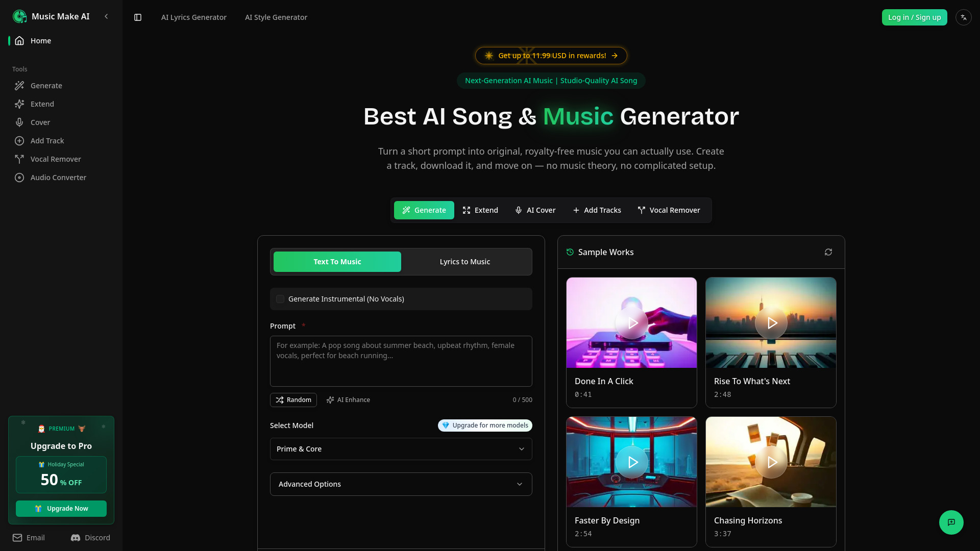 MusicMake.ai screenshot