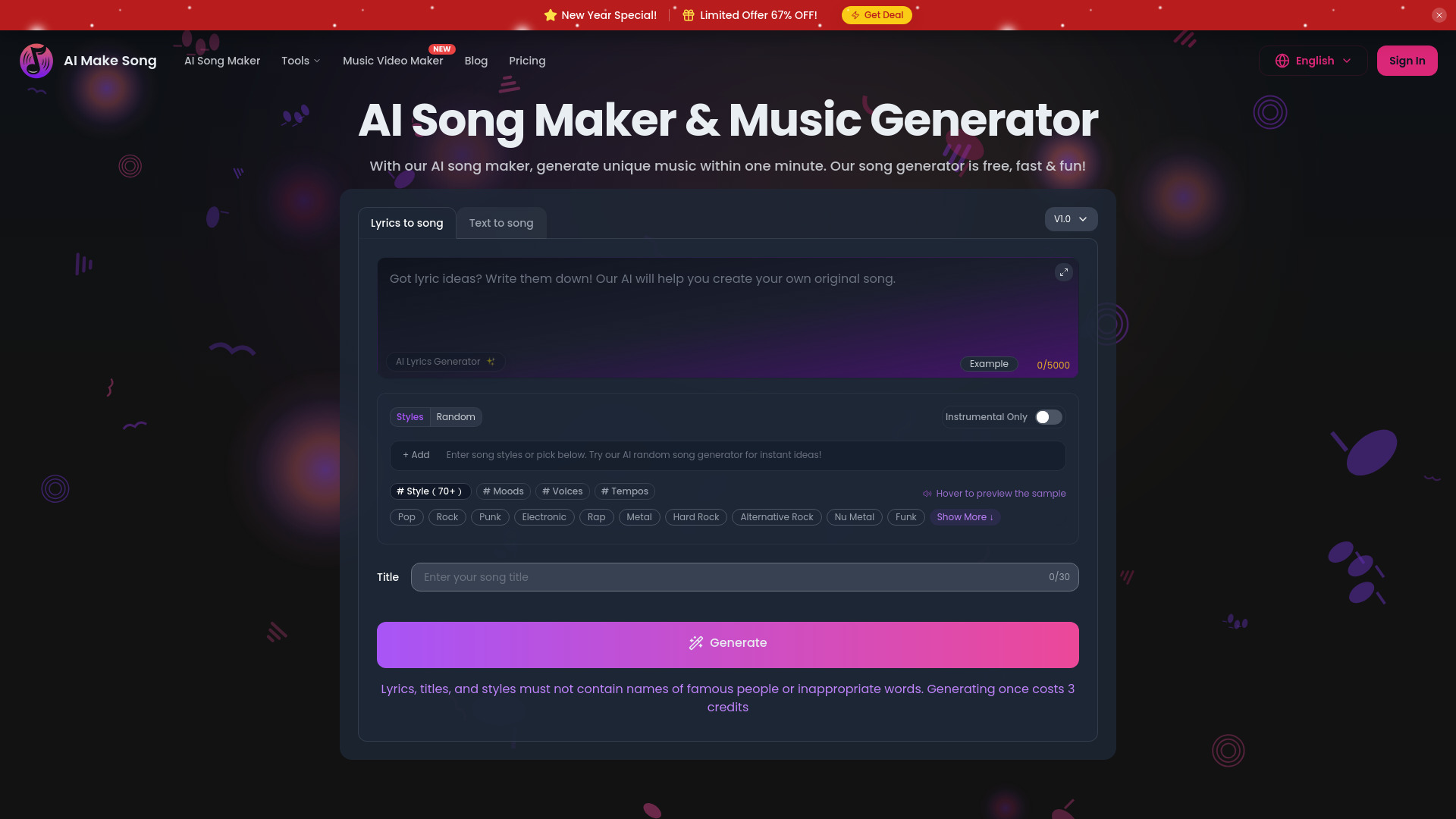 AI Make Song screenshot