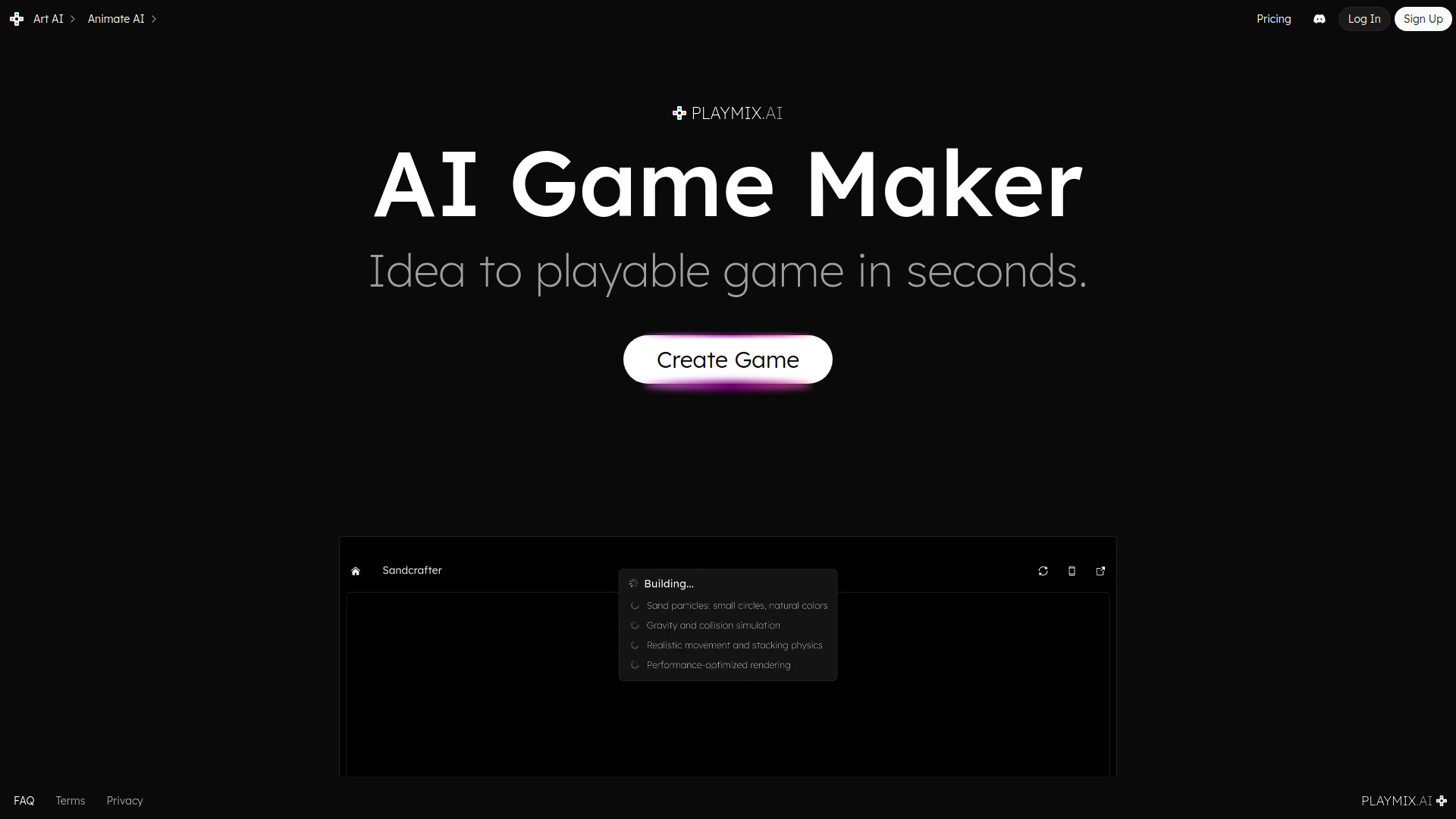 playmix.ai screenshot