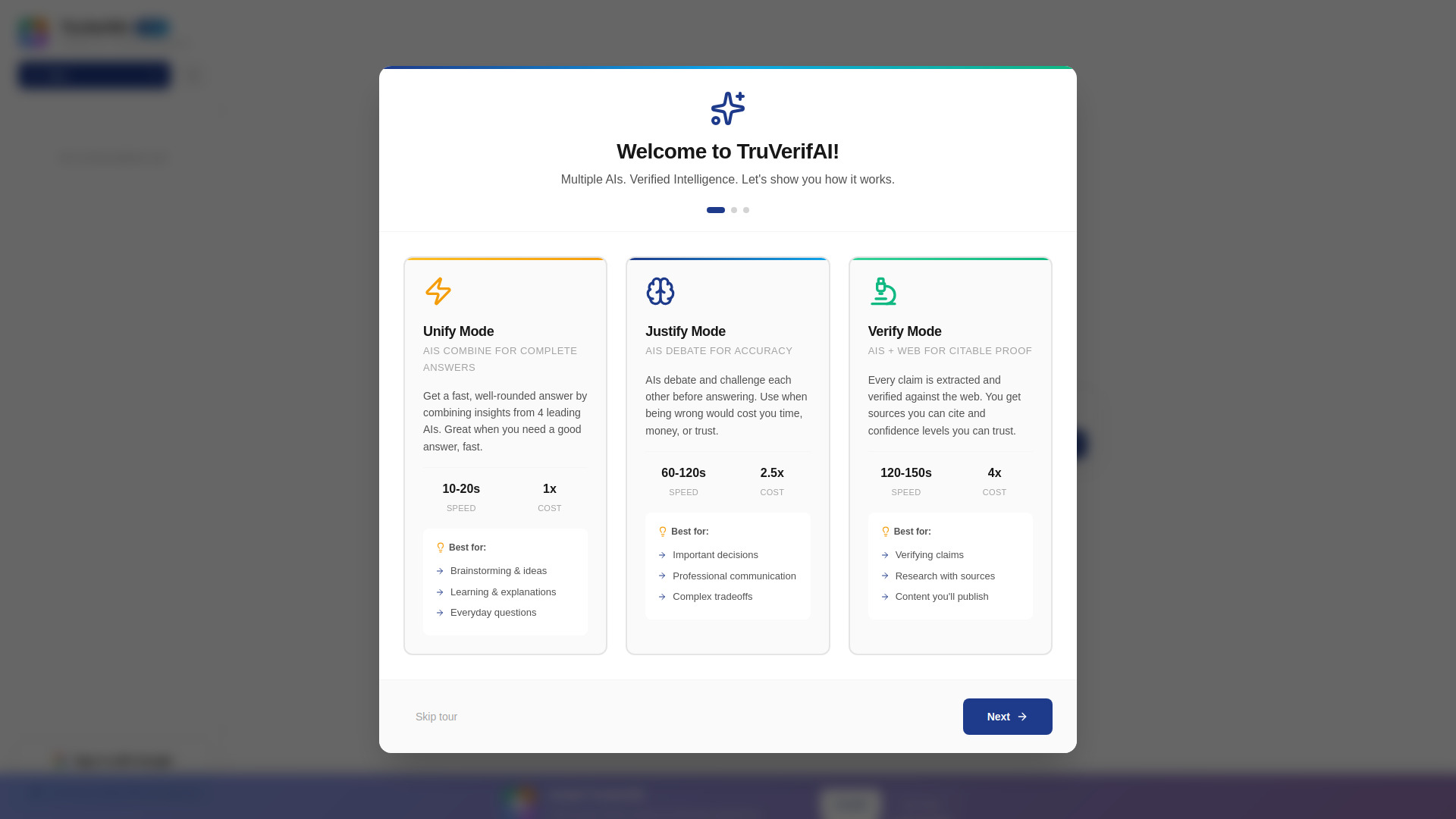 TruVerifAI screenshot