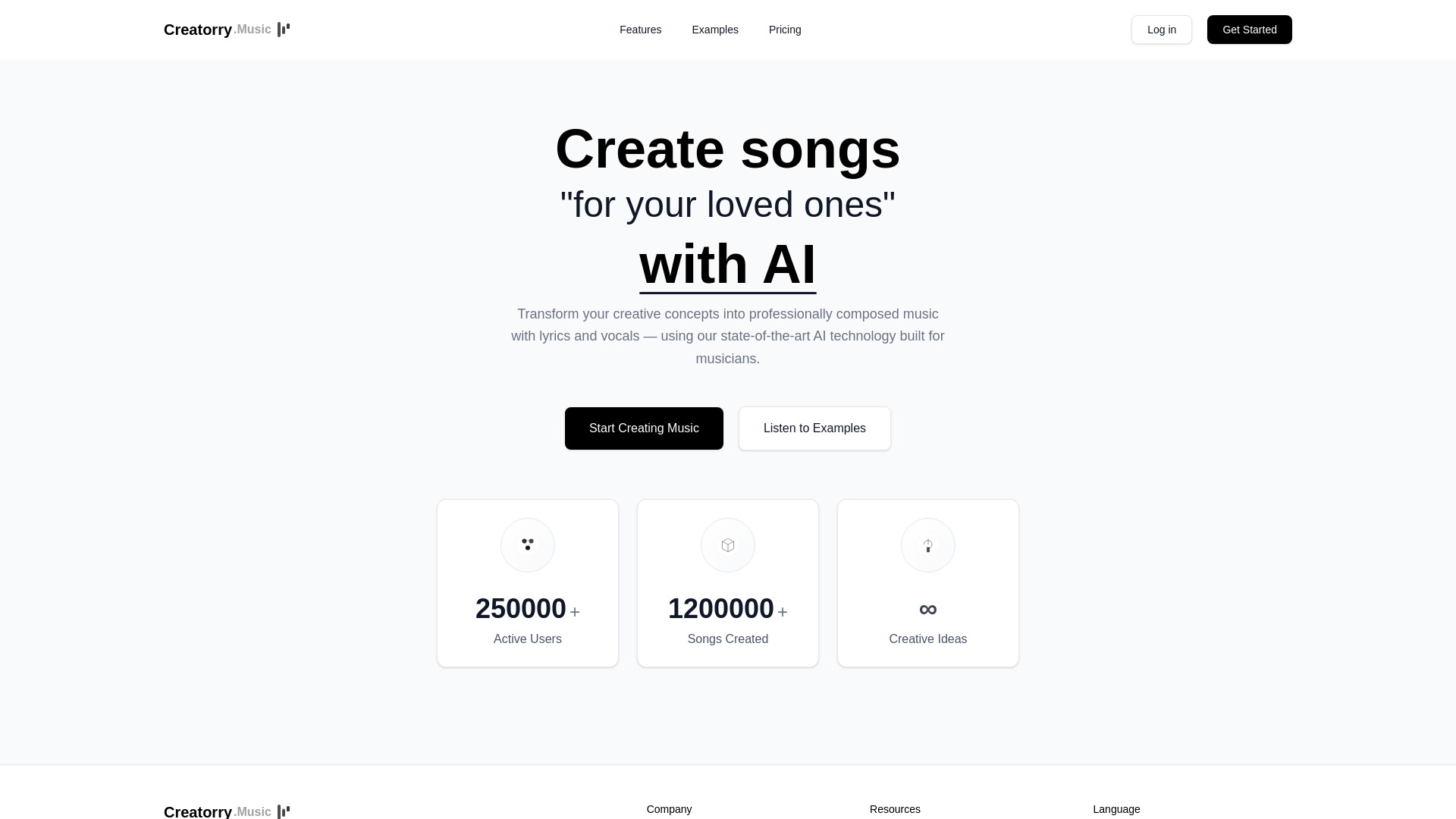 Creatorry Music screenshot