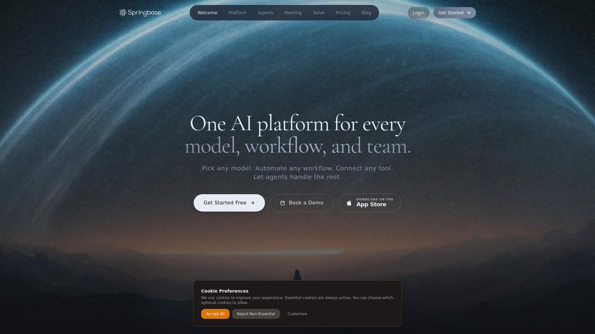 Springbase screenshot