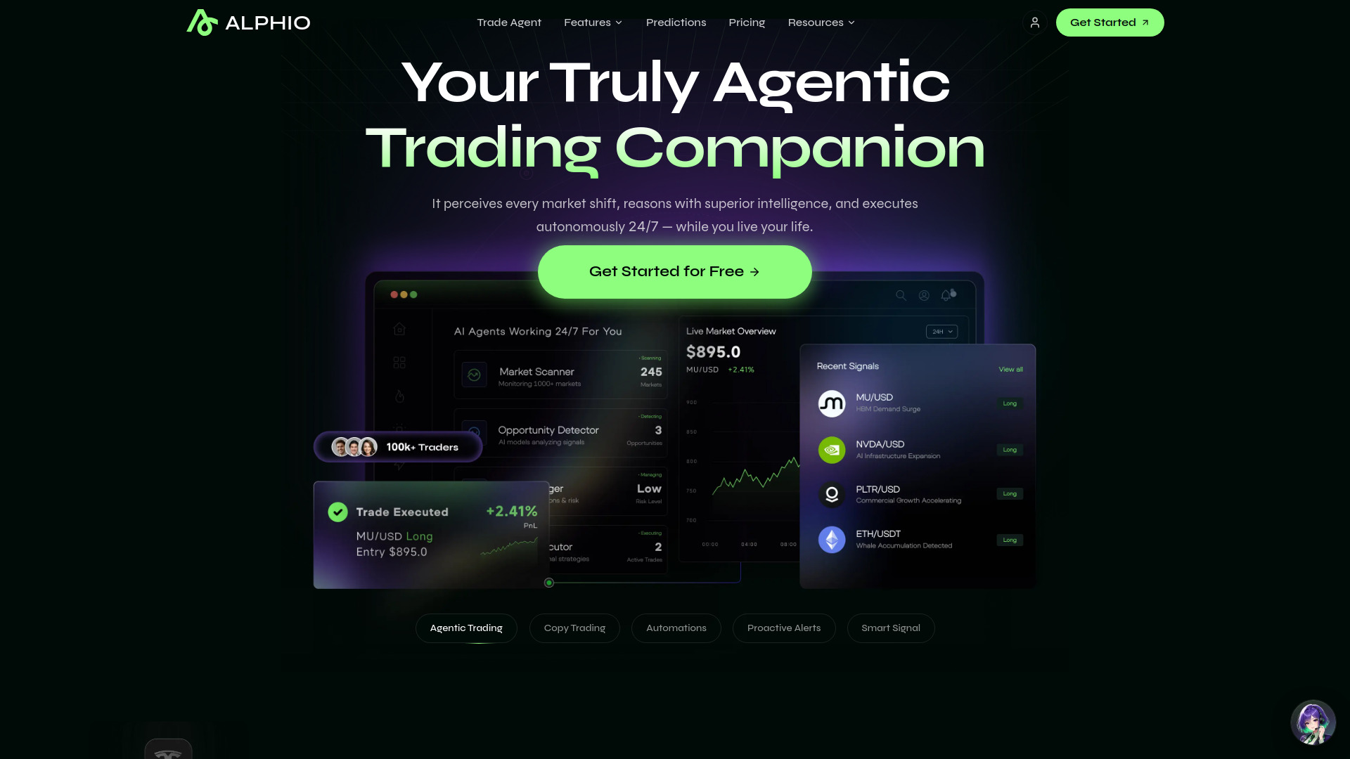 Alphio.AI screenshot