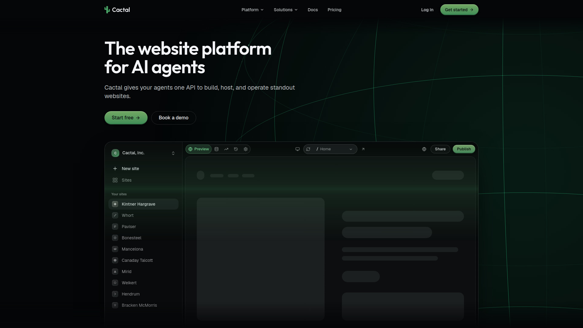 Cactal screenshot