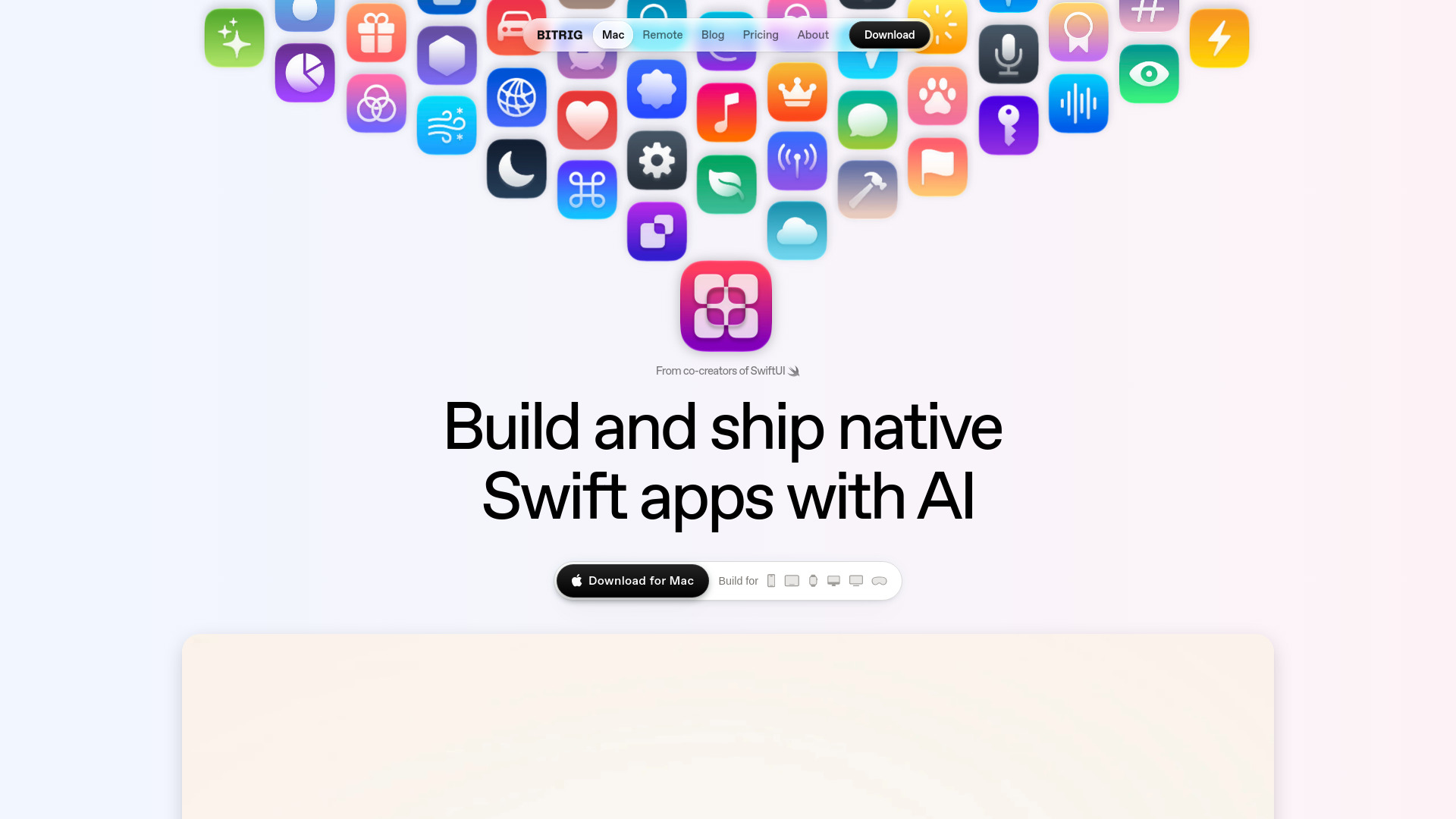 Bitrig screenshot