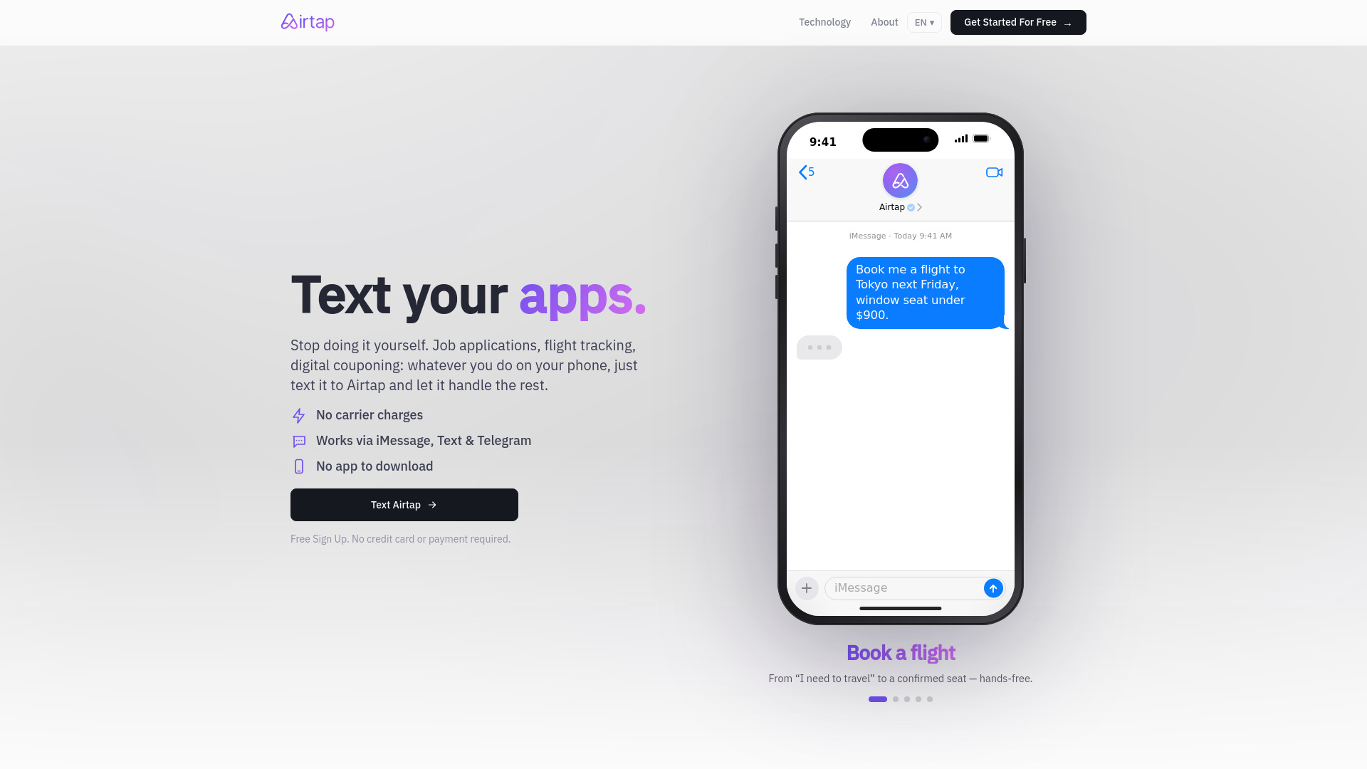 Airtap screenshot