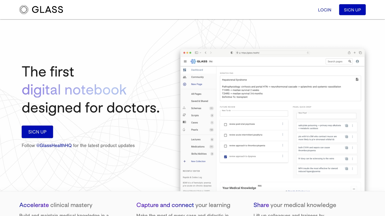 Glass Health screenshot