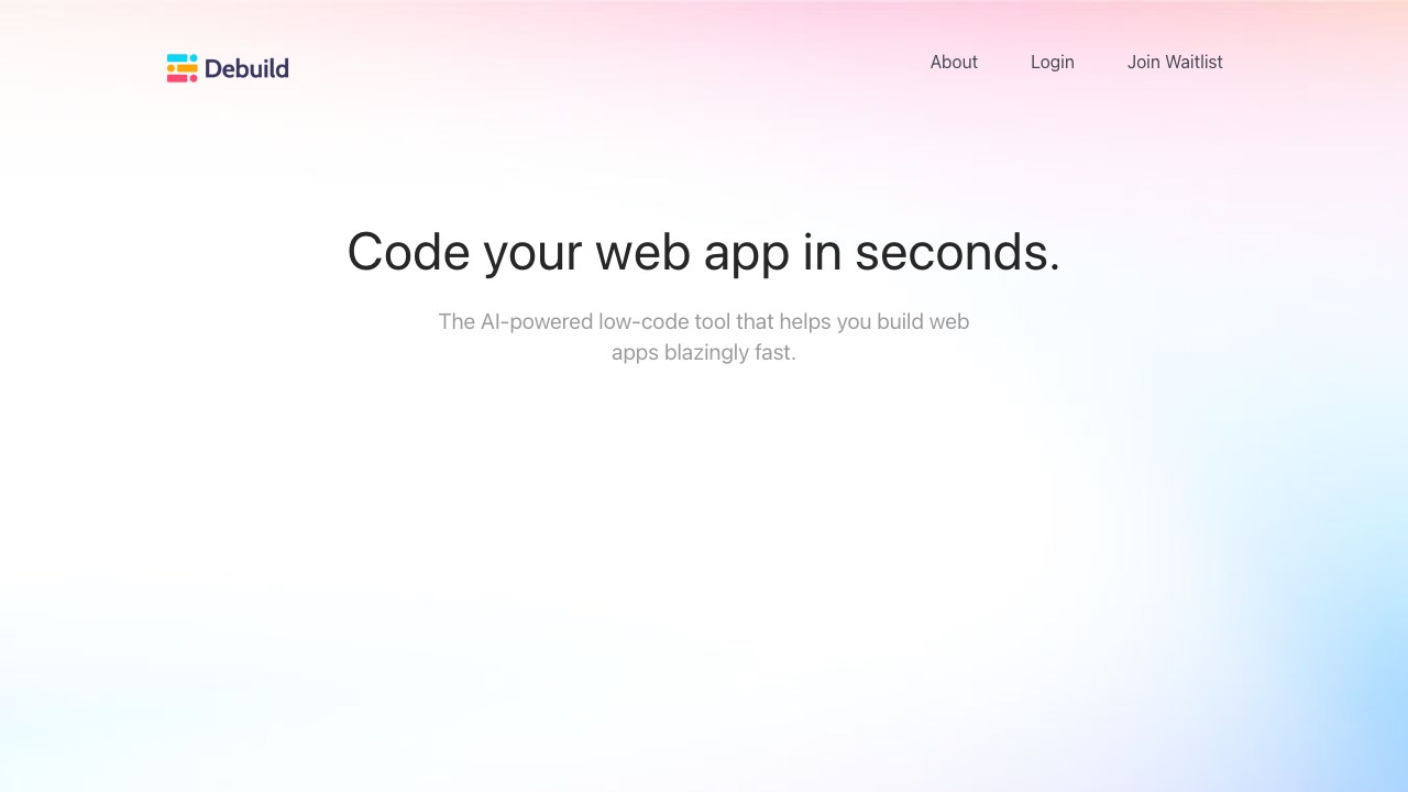 Debuild screenshot