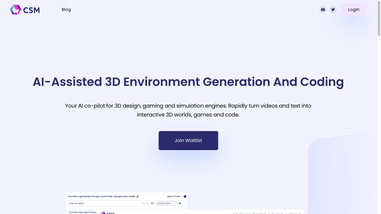 Common Sense Machines (CSM) screenshot