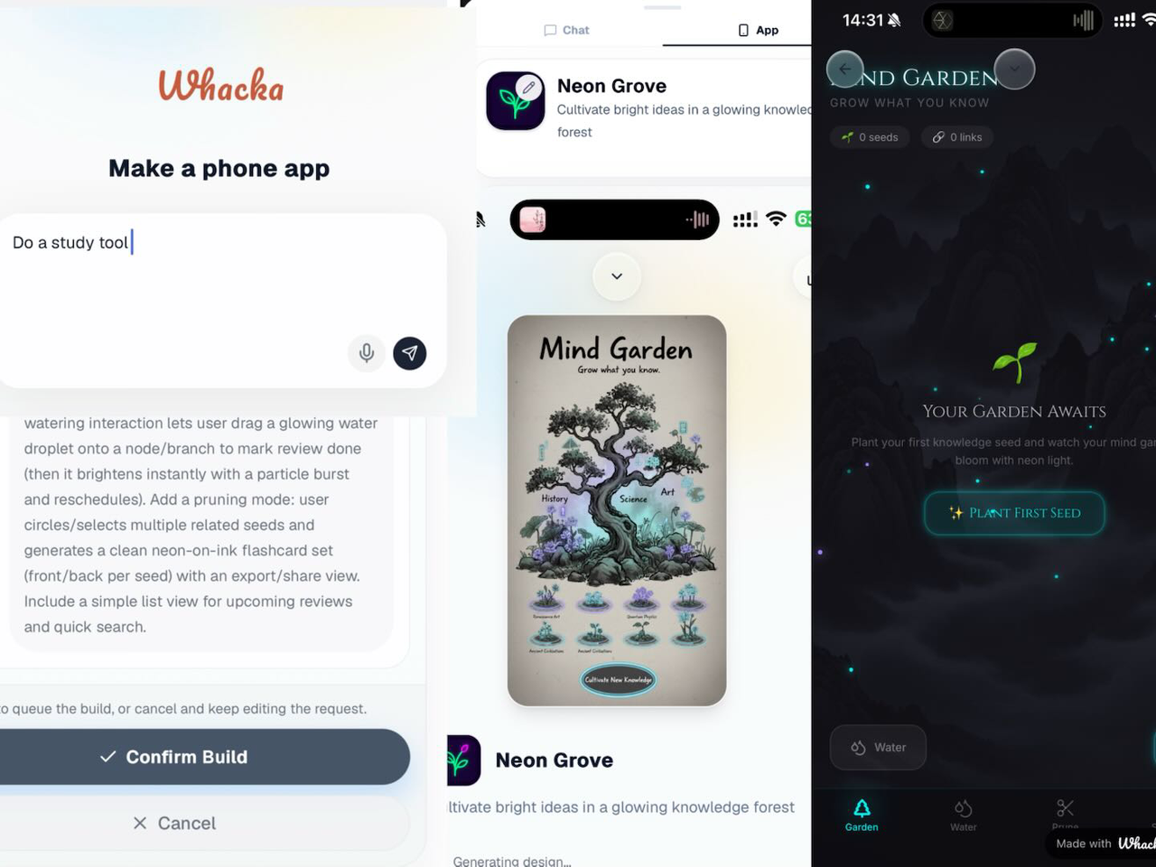 Whacka screenshot