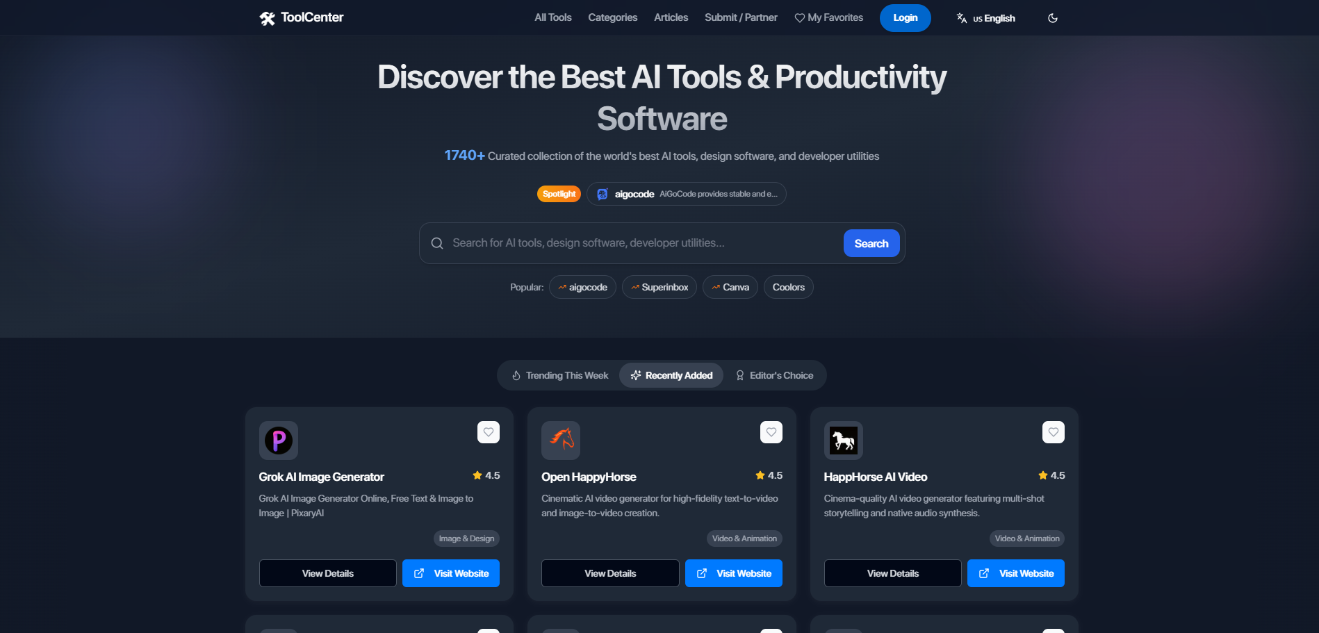 ToolCenter screenshot