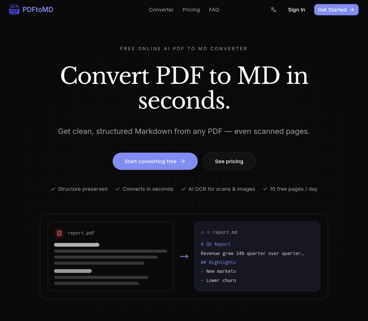 PDFtoMD screenshot